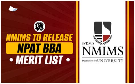 NPAT BBA Result 2024: Download NMIMS NPAT Merit .